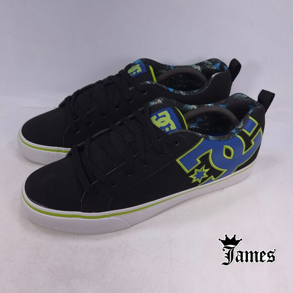 DC Court Vulc Athletic Running Lace Up Shoe Mens Size 11 303187 Black White - Picture 1 of 10